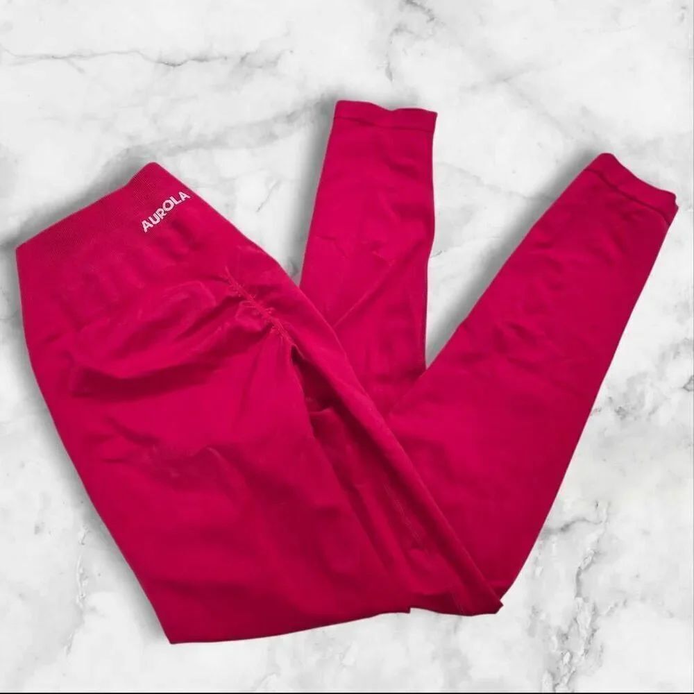 Aurola Pink Leggings Size Medium